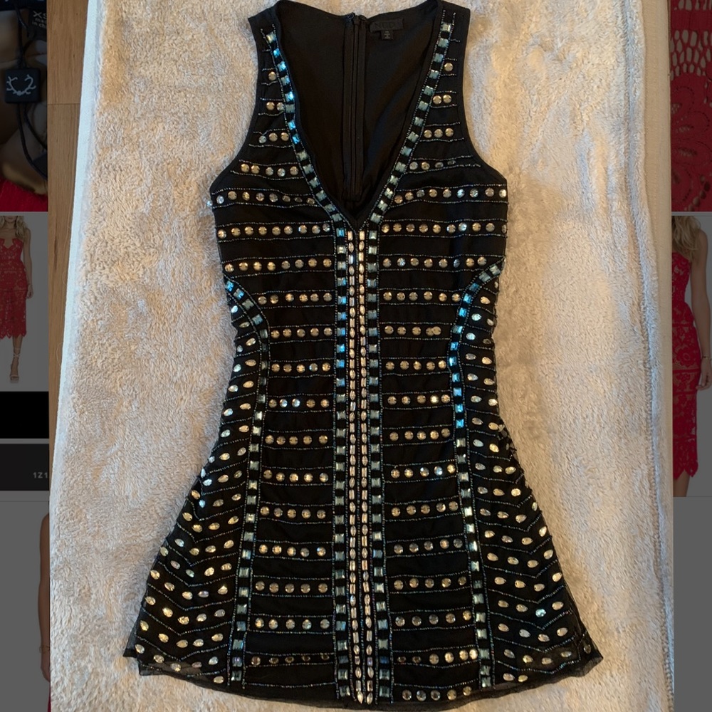 Embellished NBD Dress XS